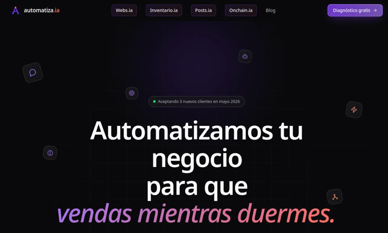 Captura de AutomatizaIA.app