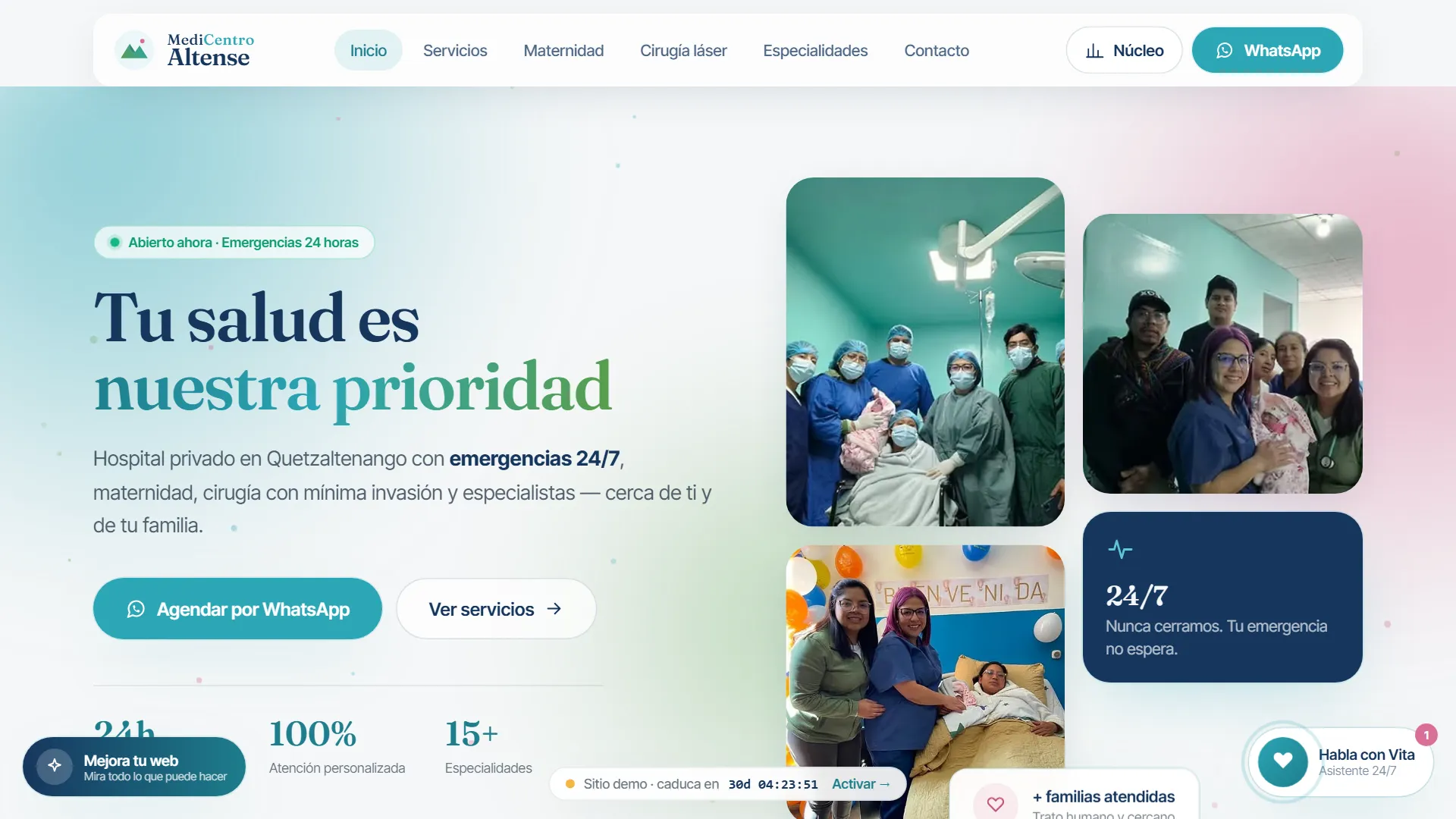 Captura de Medicentro Altense